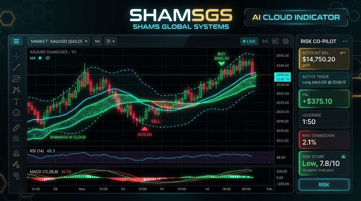 ShamsGS AI Indicator Interface by Shams Global Systems